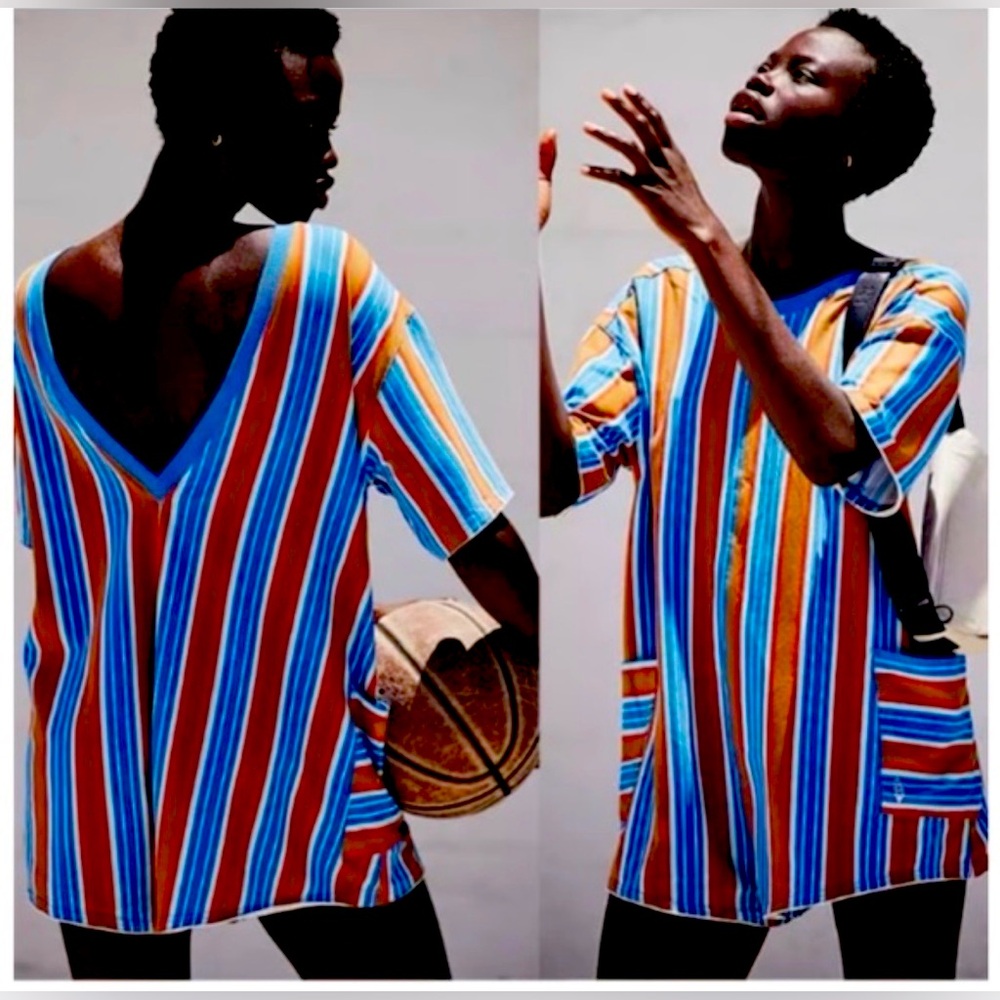 FP Movement by Free People Multicolor Striped Tunic